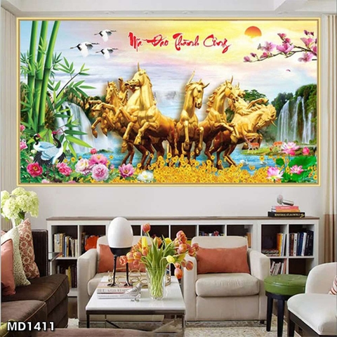 Tranh Mã Đáo Thành Công | Tranh Ngọc Việt - Đắk Lắk | Tranh Ngọc Việt - Xưởng Tranh Đẹp Buôn Ma Thuột (BMT) DakLak
