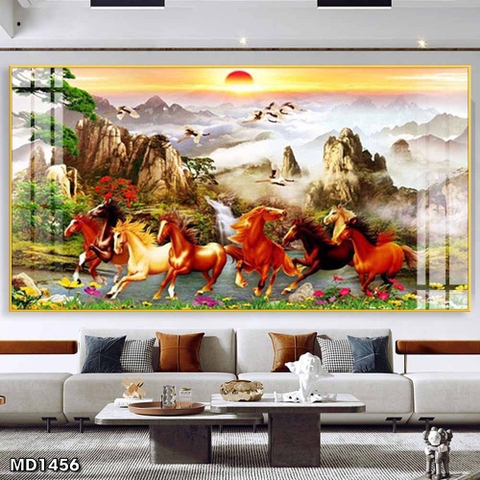 Tranh Sơn Thủy Ngang | Tranh Ngọc Việt - Đắk Lắk | Tranh Ngọc Việt - Xưởng Tranh Đẹp Buôn Ma Thuột (BMT) DakLak