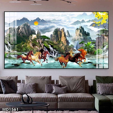 Tranh Sơn Thủy Ngang | Tranh Ngọc Việt - Đắk Lắk | Tranh Ngọc Việt - Xưởng Tranh Đẹp Buôn Ma Thuột (BMT) DakLak