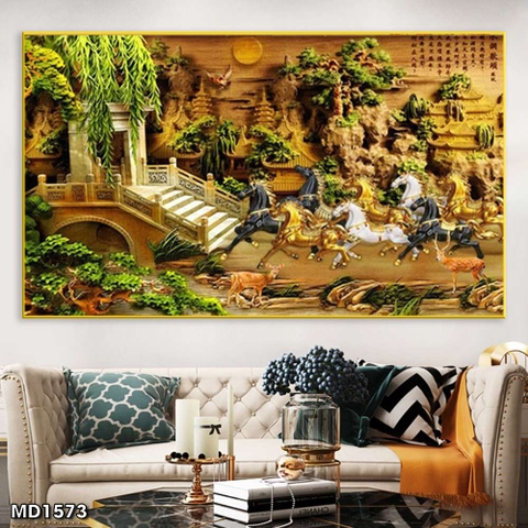 Tranh Mã Đáo Thành Công | Tranh Ngọc Việt - Đắk Lắk | Tranh Ngọc Việt - Xưởng Tranh Đẹp Buôn Ma Thuột (BMT) DakLak