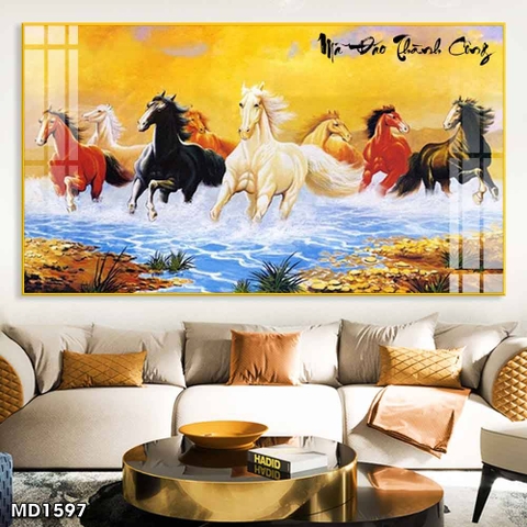 Tranh Mã Đáo Thành Công | Tranh Ngọc Việt - Đắk Lắk | Tranh Ngọc Việt - Xưởng Tranh Đẹp Buôn Ma Thuột (BMT) DakLak