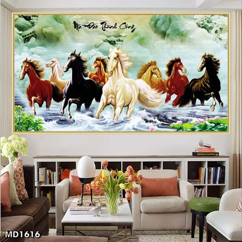 Tranh Mã Đáo Thành Công | Tranh Ngọc Việt - Đắk Lắk | Tranh Ngọc Việt - Xưởng Tranh Đẹp Buôn Ma Thuột (BMT) DakLak