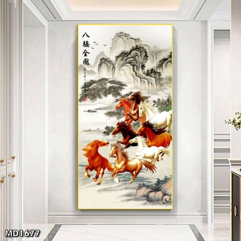 Tranh Mã Đáo Thành Công | Tranh Ngọc Việt - Đắk Lắk | Tranh Ngọc Việt - Xưởng Tranh Đẹp Buôn Ma Thuột (BMT) DakLak