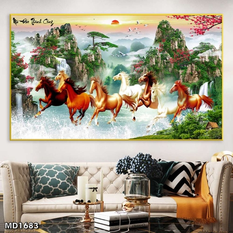 Tranh Mã Đáo Thành Công | Tranh Ngọc Việt - Đắk Lắk | Tranh Ngọc Việt - Xưởng Tranh Đẹp Buôn Ma Thuột (BMT) DakLak