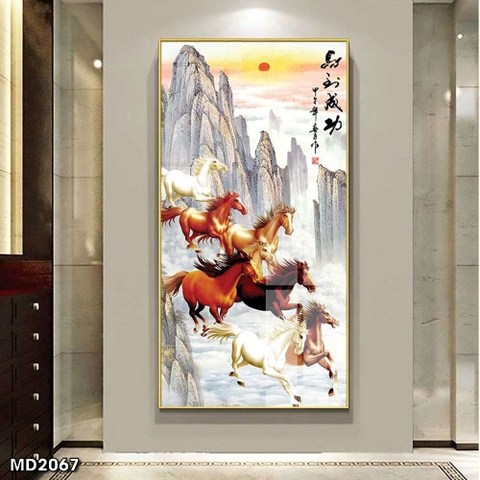 Tranh Mã Đáo Thành Công | Tranh Ngọc Việt - Đắk Lắk | Tranh Ngọc Việt - Xưởng Tranh Đẹp Buôn Ma Thuột (BMT) DakLak