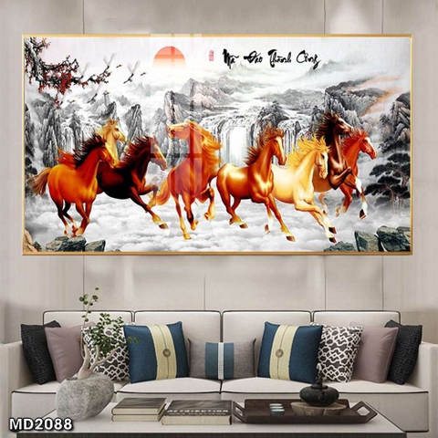 Tranh Mã Đáo Thành Công | Tranh Ngọc Việt - Đắk Lắk | Tranh Ngọc Việt - Xưởng Tranh Đẹp Buôn Ma Thuột (BMT) DakLak