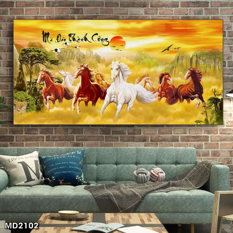 Tranh Mã Đáo Thành Công | Tranh Ngọc Việt - Đắk Lắk | Tranh Ngọc Việt - Xưởng Tranh Đẹp Buôn Ma Thuột (BMT) DakLak