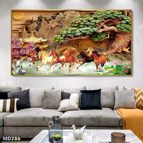 Tranh Mã Đáo Thành Công | Tranh Ngọc Việt - Đắk Lắk | Tranh Ngọc Việt - Xưởng Tranh Đẹp Buôn Ma Thuột (BMT) DakLak