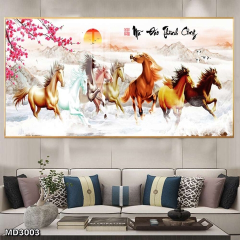 Tranh Mã Đáo Thành Công | Tranh Ngọc Việt - Đắk Lắk | Tranh Ngọc Việt - Xưởng Tranh Đẹp Buôn Ma Thuột (BMT) DakLak