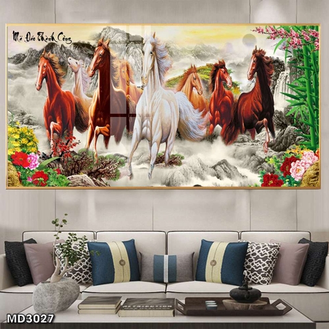 Tranh Mã Đáo Thành Công | Tranh Ngọc Việt - Đắk Lắk | Tranh Ngọc Việt - Xưởng Tranh Đẹp Buôn Ma Thuột (BMT) DakLak