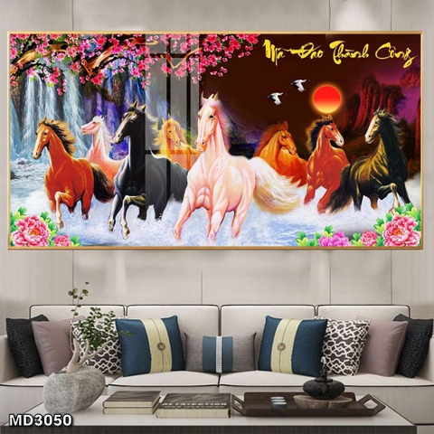 Tranh Mã Đáo Thành Công | Tranh Ngọc Việt - Đắk Lắk | Tranh Ngọc Việt - Xưởng Tranh Đẹp Buôn Ma Thuột (BMT) DakLak