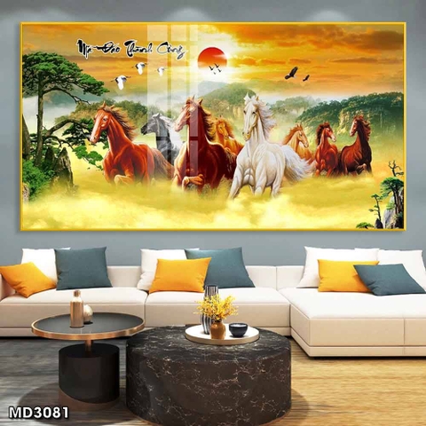 Tranh Mã Đáo Thành Công | Tranh Ngọc Việt - Đắk Lắk | Tranh Ngọc Việt - Xưởng Tranh Đẹp Buôn Ma Thuột (BMT) DakLak