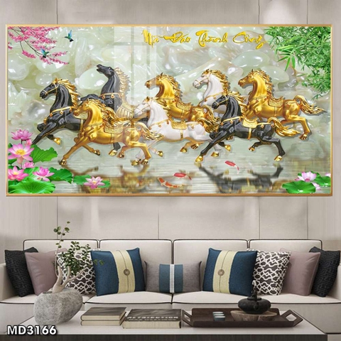 Tranh Mã Đáo Thành Công | Tranh Ngọc Việt - Đắk Lắk | Tranh Ngọc Việt - Xưởng Tranh Đẹp Buôn Ma Thuột (BMT) DakLak