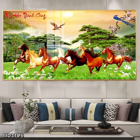 Tranh Mã Đáo Thành Công | Tranh Ngọc Việt - Đắk Lắk | Tranh Ngọc Việt - Xưởng Tranh Đẹp Buôn Ma Thuột (BMT) DakLak