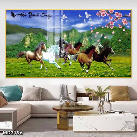 Tranh Mã Đáo Thành Công | Tranh Ngọc Việt - Đắk Lắk | Tranh Ngọc Việt - Xưởng Tranh Đẹp Buôn Ma Thuột (BMT) DakLak