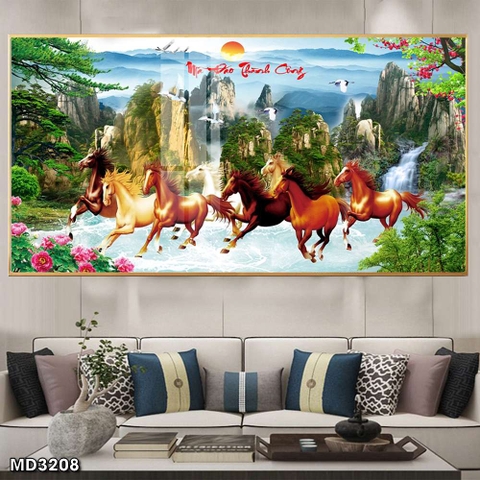 Tranh Mã Đáo Thành Công | Tranh Ngọc Việt - Đắk Lắk | Tranh Ngọc Việt - Xưởng Tranh Đẹp Buôn Ma Thuột (BMT) DakLak