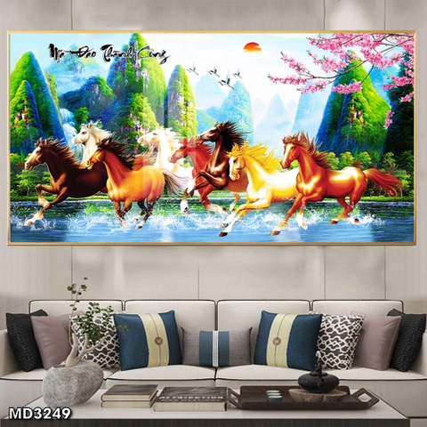 Tranh Mã Đáo Thành Công | Tranh Ngọc Việt - Đắk Lắk | Tranh Ngọc Việt - Xưởng Tranh Đẹp Buôn Ma Thuột (BMT) DakLak