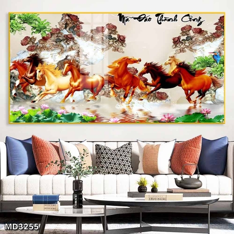 Tranh Mã Đáo Thành Công | Tranh Ngọc Việt - Đắk Lắk | Tranh Ngọc Việt - Xưởng Tranh Đẹp Buôn Ma Thuột (BMT) DakLak