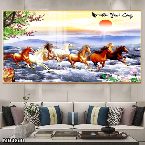 Tranh Mã Đáo Thành Công | Tranh Ngọc Việt - Đắk Lắk | Tranh Ngọc Việt - Xưởng Tranh Đẹp Buôn Ma Thuột (BMT) DakLak