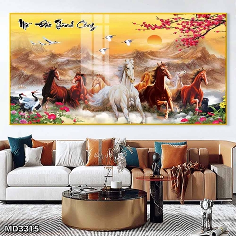 Tranh Mã Đáo Thành Công | Tranh Ngọc Việt - Đắk Lắk | Tranh Ngọc Việt - Xưởng Tranh Đẹp Buôn Ma Thuột (BMT) DakLak