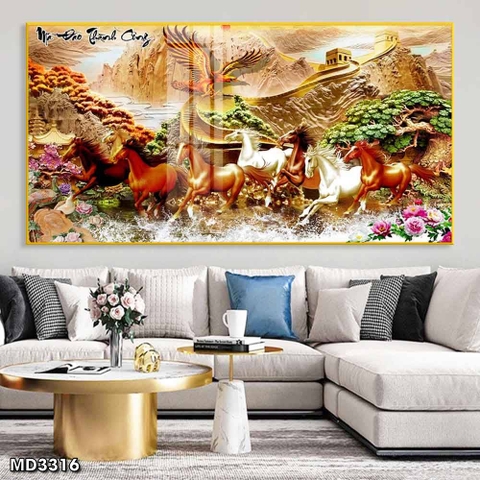 Tranh Mã Đáo Thành Công | Tranh Ngọc Việt - Đắk Lắk | Tranh Ngọc Việt - Xưởng Tranh Đẹp Buôn Ma Thuột (BMT) DakLak
