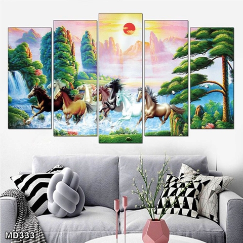Bộ 5 Tranh Ghép Đẹp, Sang | Tranh Ngọc Việt - Đắk Lắk | Tranh Ngọc Việt - Xưởng Tranh Đẹp Buôn Ma Thuột (BMT) DakLak