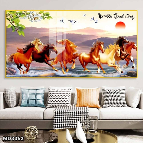 Tranh Mã Đáo Thành Công | Tranh Ngọc Việt - Đắk Lắk | Tranh Ngọc Việt - Xưởng Tranh Đẹp Buôn Ma Thuột (BMT) DakLak