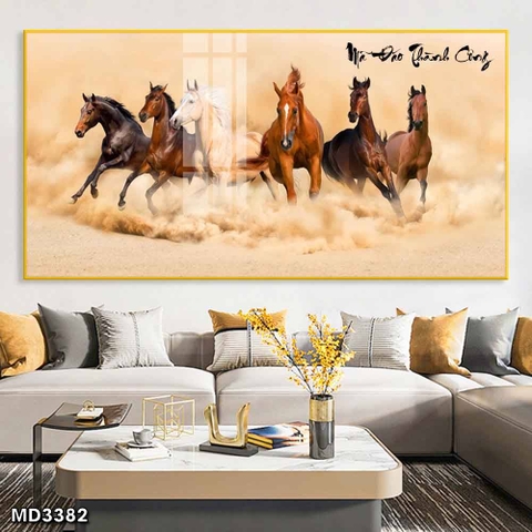 Tranh Mã Đáo Thành Công | Tranh Ngọc Việt - Đắk Lắk | Tranh Ngọc Việt - Xưởng Tranh Đẹp Buôn Ma Thuột (BMT) DakLak