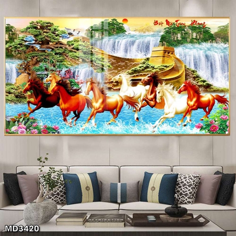 Tranh Mã Đáo Thành Công | Tranh Ngọc Việt - Đắk Lắk | Tranh Ngọc Việt - Xưởng Tranh Đẹp Buôn Ma Thuột (BMT) DakLak