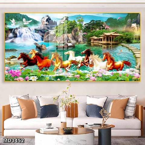 Tranh Sơn Thủy Ngang | Tranh Ngọc Việt - Đắk Lắk | Tranh Ngọc Việt - Xưởng Tranh Đẹp Buôn Ma Thuột (BMT) DakLak