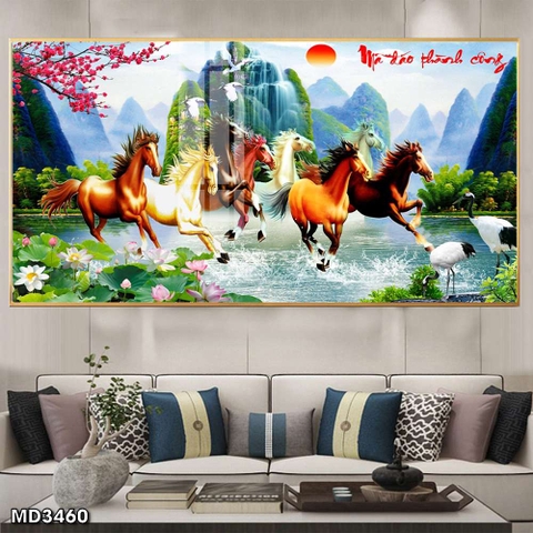 Tranh Mã Đáo Thành Công | Tranh Ngọc Việt - Đắk Lắk | Tranh Ngọc Việt - Xưởng Tranh Đẹp Buôn Ma Thuột (BMT) DakLak