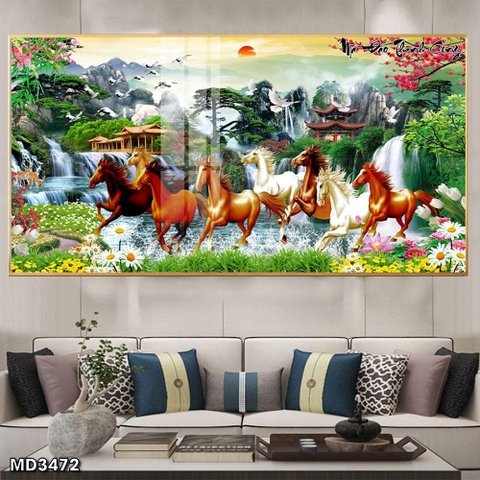 Tranh Mã Đáo Thành Công | Tranh Ngọc Việt - Đắk Lắk | Tranh Ngọc Việt - Xưởng Tranh Đẹp Buôn Ma Thuột (BMT) DakLak