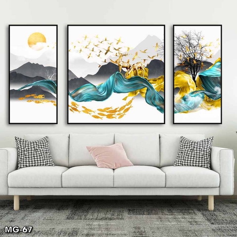 Tranh Hươu Tài Lộc | Tranh Ngọc Việt - Đắk Lắk | Tranh Ngọc Việt - Xưởng Tranh Đẹp Buôn Ma Thuột (BMT) DakLak