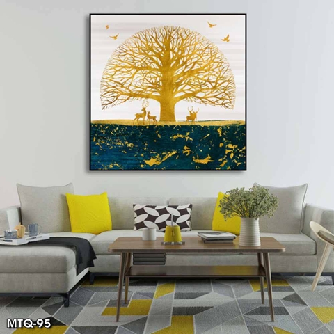 Tranh Hươu Tài Lộc | Tranh Ngọc Việt - Đắk Lắk | Tranh Ngọc Việt - Xưởng Tranh Đẹp Buôn Ma Thuột (BMT) DakLak