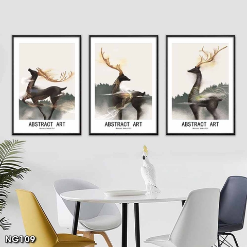 Tranh Hươu Tài Lộc | Tranh Ngọc Việt - Đắk Lắk | Tranh Ngọc Việt - Xưởng Tranh Đẹp Buôn Ma Thuột (BMT) DakLak