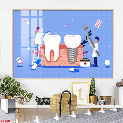 Tranh Nha Khoa Đẹp | Tranh Ngọc Việt - Đắk Lắk | Tranh Ngọc Việt - Xưởng Tranh Đẹp Buôn Ma Thuột (BMT) DakLak