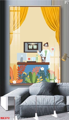 Tranh Nha Khoa Đẹp | Tranh Ngọc Việt - Đắk Lắk | Tranh Ngọc Việt - Xưởng Tranh Đẹp Buôn Ma Thuột (BMT) DakLak