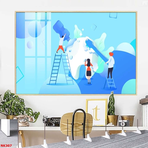 Tranh Nha Khoa Đẹp | Tranh Ngọc Việt - Đắk Lắk | Tranh Ngọc Việt - Xưởng Tranh Đẹp Buôn Ma Thuột (BMT) DakLak