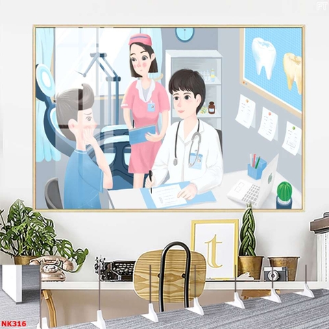 Tranh Nha Khoa Đẹp | Tranh Ngọc Việt - Đắk Lắk | Tranh Ngọc Việt - Xưởng Tranh Đẹp Buôn Ma Thuột (BMT) DakLak