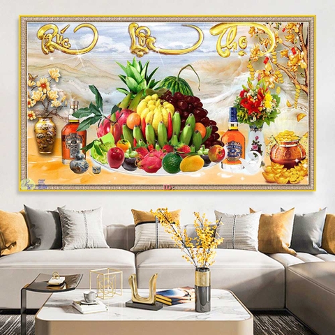 Tranh Phúc Lộc Thọ | Tranh Ngọc Việt - Đắk Lắk | Tranh Ngọc Việt - Xưởng Tranh Đẹp Buôn Ma Thuột (BMT) DakLak