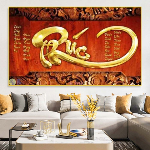 Tranh Phúc Lộc Thọ | Tranh Ngọc Việt - Đắk Lắk | Tranh Ngọc Việt - Xưởng Tranh Đẹp Buôn Ma Thuột (BMT) DakLak