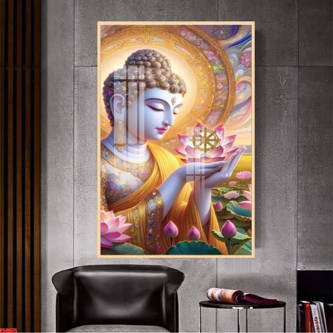 Tranh Phật Giáo Hoa Sen 3D, 5D | Tranh Ngọc Việt - BMT DakLak | Tranh Ngọc Việt - Xưởng Tranh Đẹp Buôn Ma Thuột (BMT) DakLak