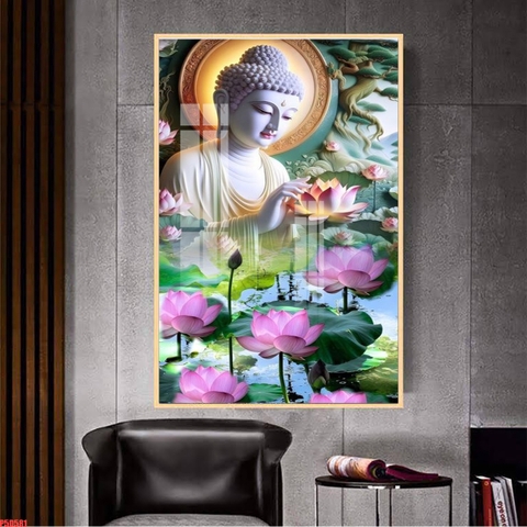 Tranh Phật Giáo Hoa Sen 3D, 5D | Tranh Ngọc Việt - BMT DakLak | Tranh Ngọc Việt - Xưởng Tranh Đẹp Buôn Ma Thuột (BMT) DakLak