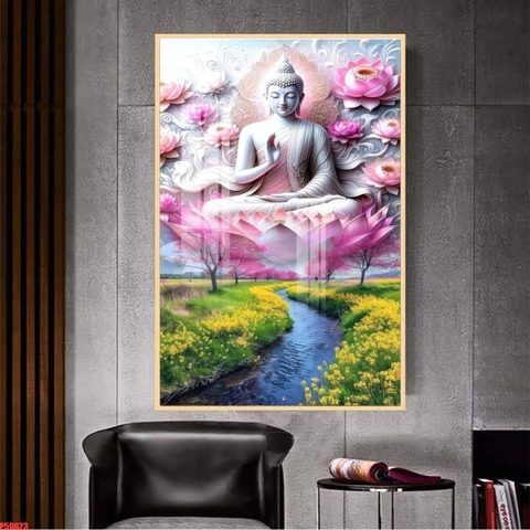 Tranh Phật Giáo Hoa Sen 3D, 5D | Tranh Ngọc Việt - BMT DakLak | Tranh Ngọc Việt - Xưởng Tranh Đẹp Buôn Ma Thuột (BMT) DakLak