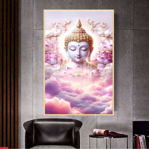 Tranh Phật Giáo Hoa Sen 3D, 5D | Tranh Ngọc Việt - BMT DakLak | Tranh Ngọc Việt - Xưởng Tranh Đẹp Buôn Ma Thuột (BMT) DakLak