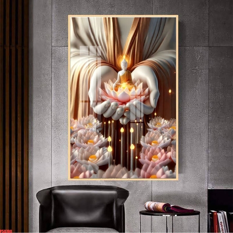 Tranh Phật Giáo Hoa Sen 3D, 5D | Tranh Ngọc Việt - BMT DakLak | Tranh Ngọc Việt - Xưởng Tranh Đẹp Buôn Ma Thuột (BMT) DakLak