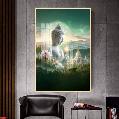 Tranh Phật Giáo Hoa Sen 3D, 5D | Tranh Ngọc Việt - BMT DakLak | Tranh Ngọc Việt - Xưởng Tranh Đẹp Buôn Ma Thuột (BMT) DakLak
