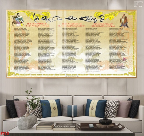 Tranh Lời Dạy Khổng Tử | Tranh Ngọc Việt - Đắk Lắk | Tranh Ngọc Việt - Xưởng Tranh Đẹp Buôn Ma Thuột (BMT) DakLak