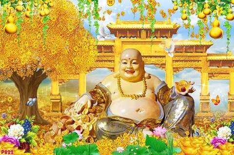 Tranh Phật Di Lặc | Tranh Ngọc Việt - BMT - Đắk Lắk | Tranh Ngọc Việt - Xưởng Tranh Đẹp Buôn Ma Thuột (BMT) DakLak