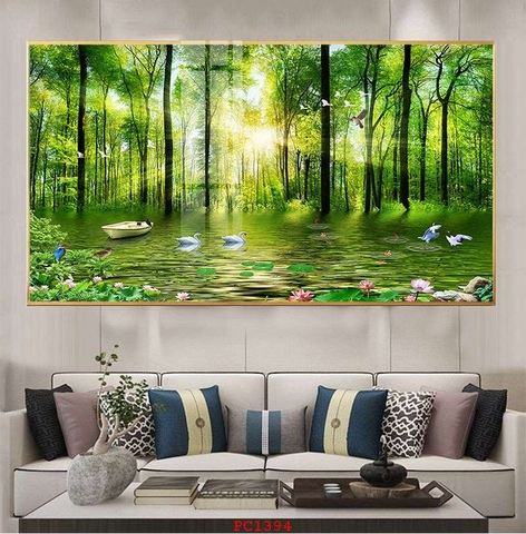 Tranh Phong Cảnh Rừng Cây | Tranh Ngọc Việt - Đắk Lắk | Tranh Ngọc Việt - Xưởng Tranh Đẹp Buôn Ma Thuột (BMT) DakLak